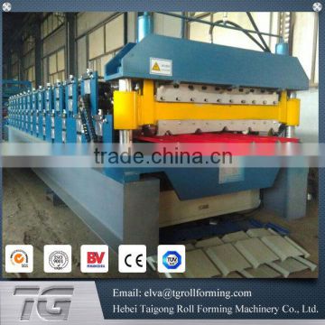 Latest technology roofing tile double layer roll forming machine