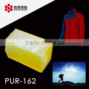NANPAO Light Yellow Transparent Roller coating PUR For Textile application