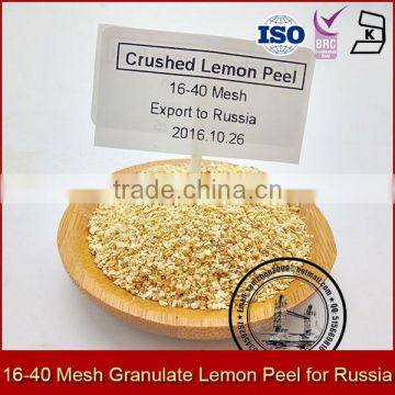 16-40 Mesh Granulate Lemon Peel for Russia