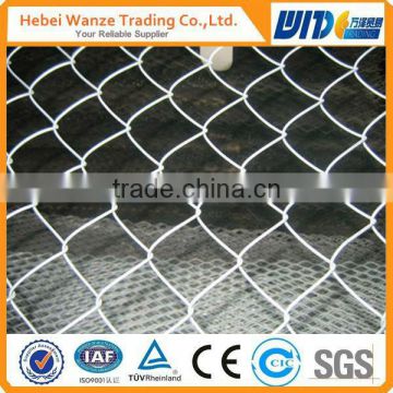 professional supplier of chain link fence galvanized diamond wire mesh used chain link fence for sale