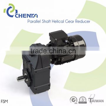 PARALLEL SHAFT HELICAL GEAR REDUCER FSM MODEL parallel shaft 10:1 ratio gearbox
