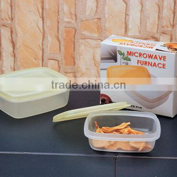 Plastic food container set of 2 pcs