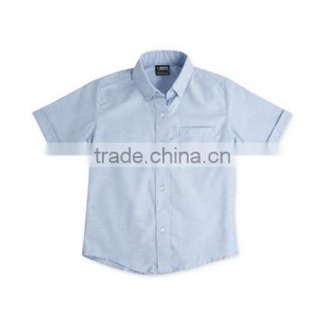Little Boys' Uniform Regular Fit Short-Sleeved Oxford Shirt