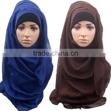 Muslim pure color bag towel Europe and the United States fashion super large cap cover scarf scarf