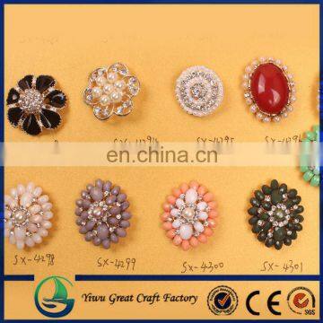 Crystal rhinestone button Manufacture in YIWU