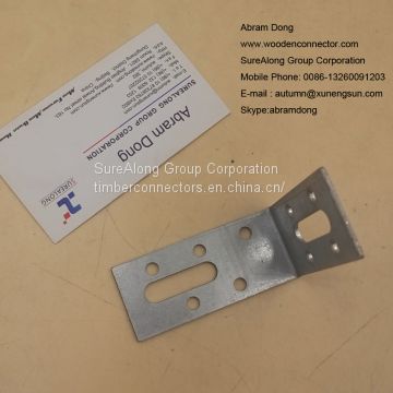 Angle connector without reinforcement rib