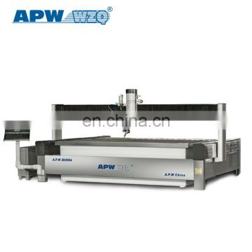 5-Axis Linkage CNC Ultra-High Pressure Waterjet Cutting Machine For Marble Pattern