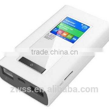 global soft sim 4g wifi router with power bank