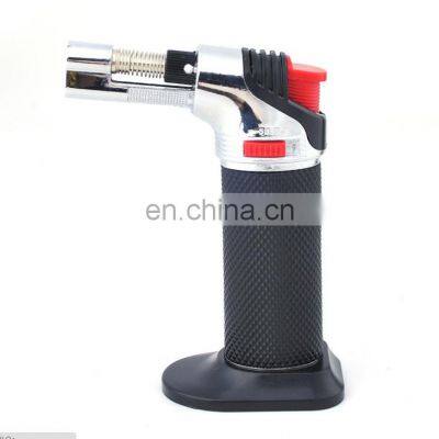 New Arrival Metal Outdoor BBQ Heat Resisting Flame Adjustable Gas Lighter
