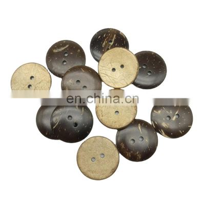 Wholesale Custom Round Eco Friendly Natural 2 Holes Coconut Shell Buttons