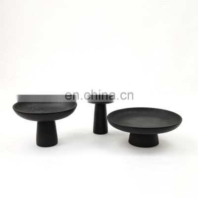 wholesale modern design decorative bowl kitchen decor cake fruit plate with stand
