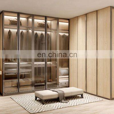 CBMMART Wardrobe Sliding Wardrobe Wooden Simple Bedroom Furniture Wall Closet Sliding Wardrobes