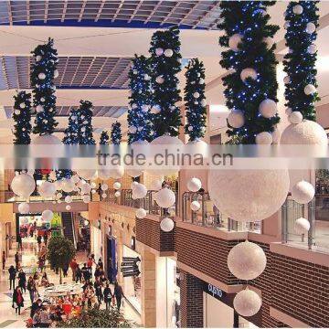 2015 christmas garland hanging mall decoration