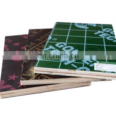 black red brown Film Faced Plywood Phenolic Recycled  Plywood Ply board Plywood for Construction