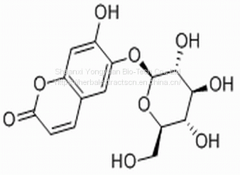 Esculin 98% HPLC white powder, Aesculin, CAS No:531-75-9, pure ingredients, Yongyuan Bio