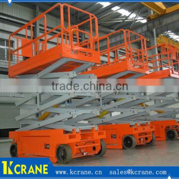 Hydraulic self-propelled lifter, platform with driving wheels 300kg