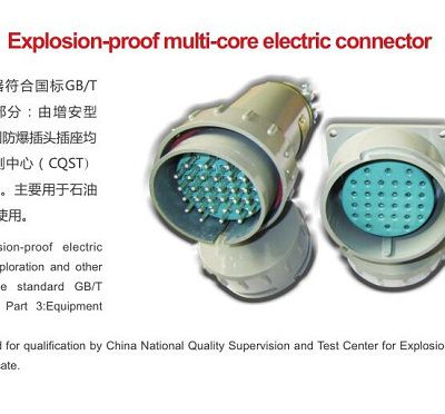 Explosion-proof multi-core electric connector