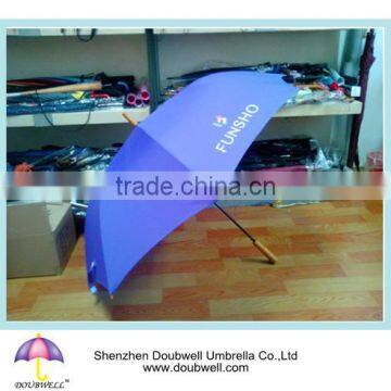 auto promotional umbrella with wooden handle
