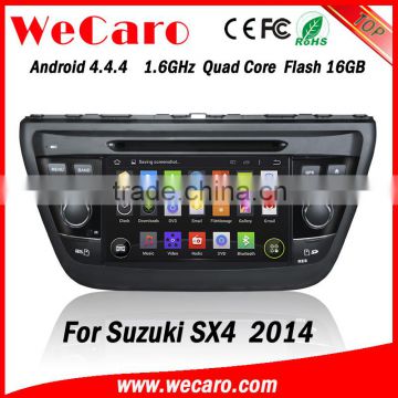 Wecaro WC-SU7058 android 4.4.4 car dvd player for suzuki sx4 car radio 2014 3G wifi playstore