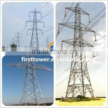 High quality telecommunication steel monopole tower