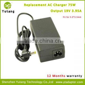 75W 19V 3.95A Laptop Charger for Laptop Battery Adapter