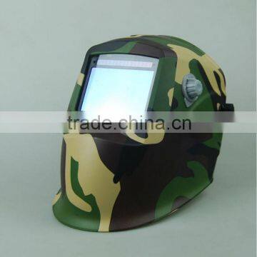 Clear large view auto welding helmet