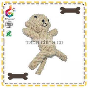 dog grinding cotton and clean teeth rope toys Monkey knot