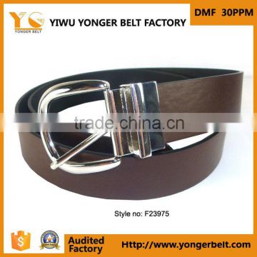 Fashion Wholesale Jeans Simple High Grade Soft Leather Belts Brown