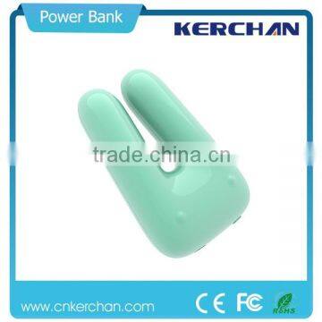 Rabbit 4400mah power bank advertising new promotional products