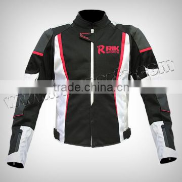 Men Motorbike Cordura Jacket Made of 100% Polyester 600D, Inside waterproof & Breathable fabric