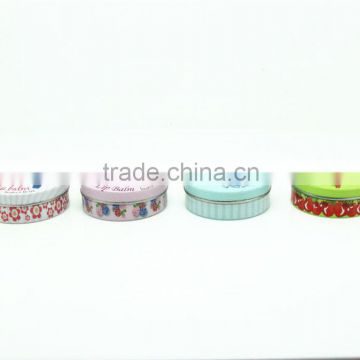 various round cosmetics promotion lip balm box wholesale