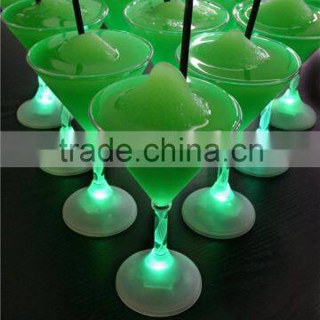 Fashional led flashing cup for party supplies and club Led Martini Cup