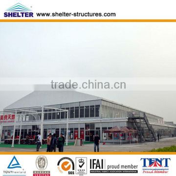 2 storey Acrylic Marquee, two storey solid glass walls tents for sale