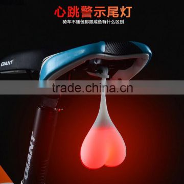 silica gel lamp Creative balls lamp Outdoor backpack lamp lights up beating heart Bicycle taillights