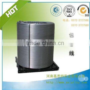 High pure ferro alloy cored wire for steelmaking