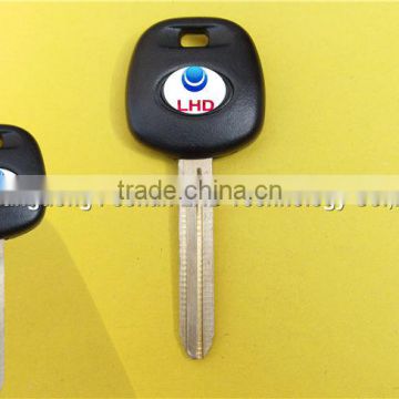 Topbest transponder key for Toyota car 4C chip key with TOY43 blade