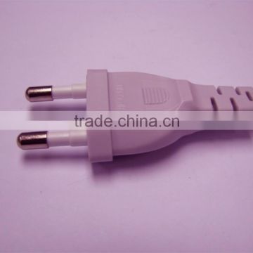 KC standard 2.5A /250V 2 pin Korean electrical plug