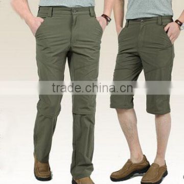 Man Summer Removable Camping Quick Dry Pants