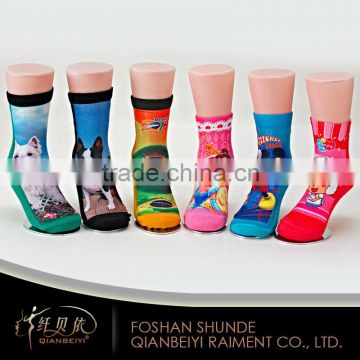 Wholesale grip socks custom cartoon printed baby tube socks                        
                                                Quality Choice
