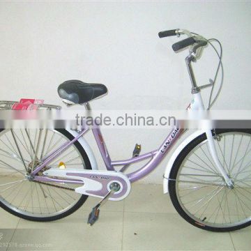 26"bike, 1speed purple lady bicycle