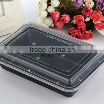 900ml High quality recycled black takeaway food container