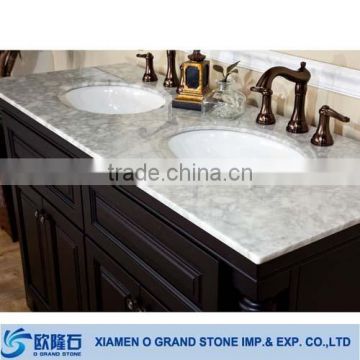 high end statuario marble modern double sink bathroom vanity                        
                                                Quality Choice