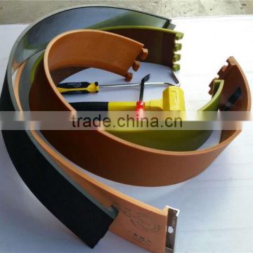Quick wear parts Rubber anvil blanket on slotter rotary die-cutter