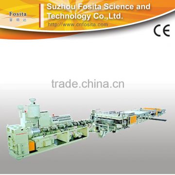 Popular PP PE hollowness grid board production line
