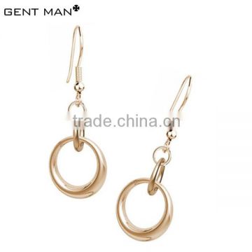 rose gold plated stainless steel earrings for her alibaba wholesale