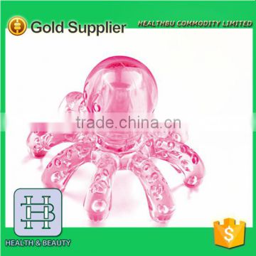 Hot selling logo printed Plastic Octopus Body Massager