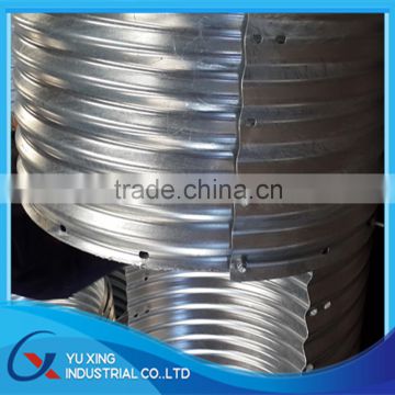 corrugated steel culvert pipe