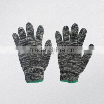 7g String Knitted Multi-Color Cotton/Polyester Glove