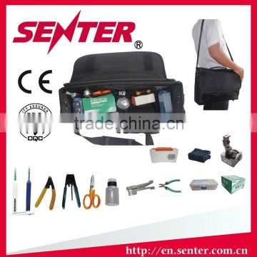 Fiber installation tool kits ST3900 including scissors,stripping pliers,Miller Clamp,cleaver,kimtech wipe paper,stripper