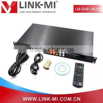 LINK-MI LM-SH41-4K2K Digital/Analog Signal Quad Video Processor with IR Remote Control